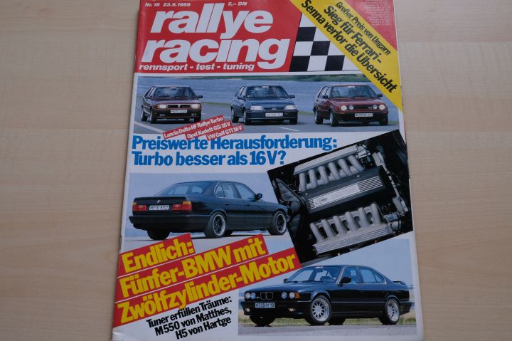 Deckblatt Rallye Racing (18/1989)